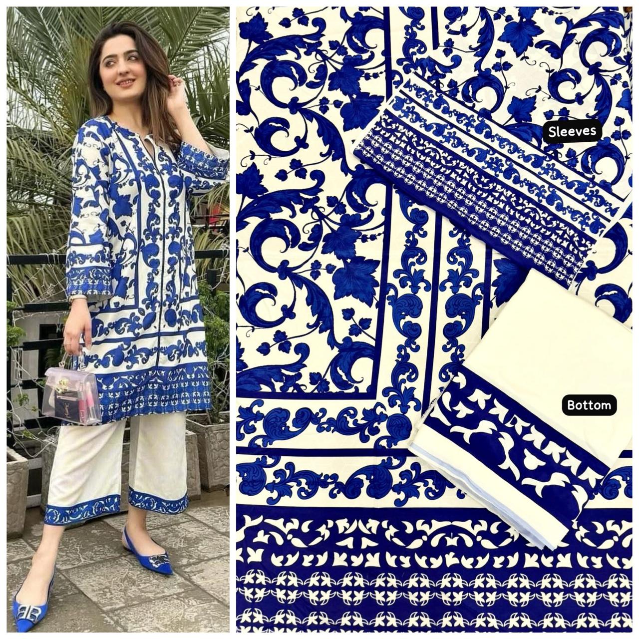 Lulusar Print Co-Ord Sets (Unstitched) - Image 6