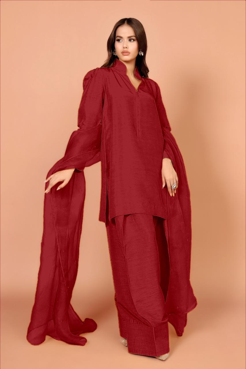 Designer Wear Exclusive Farsi Salwar Suit - Image 2