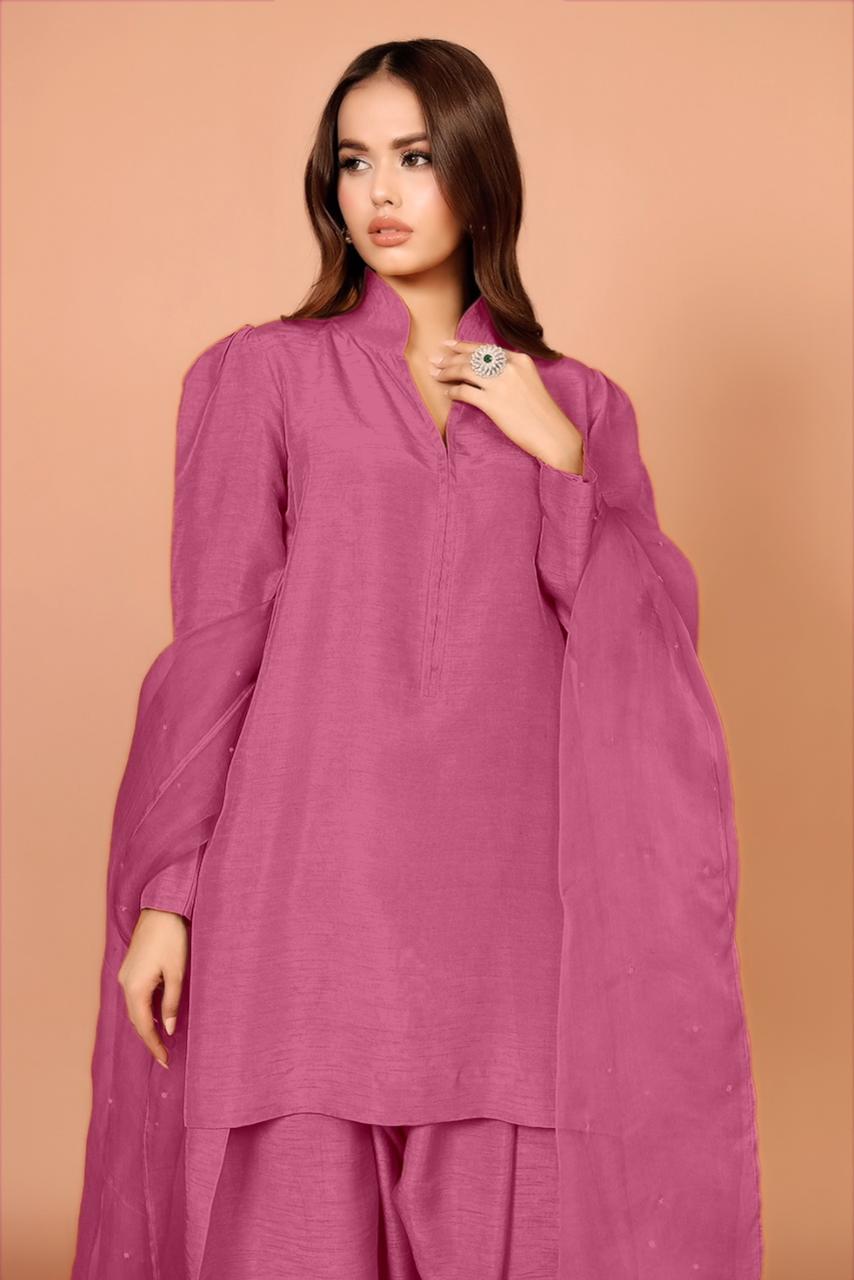 Designer Wear Exclusive Farsi Salwar Suit - Image 4