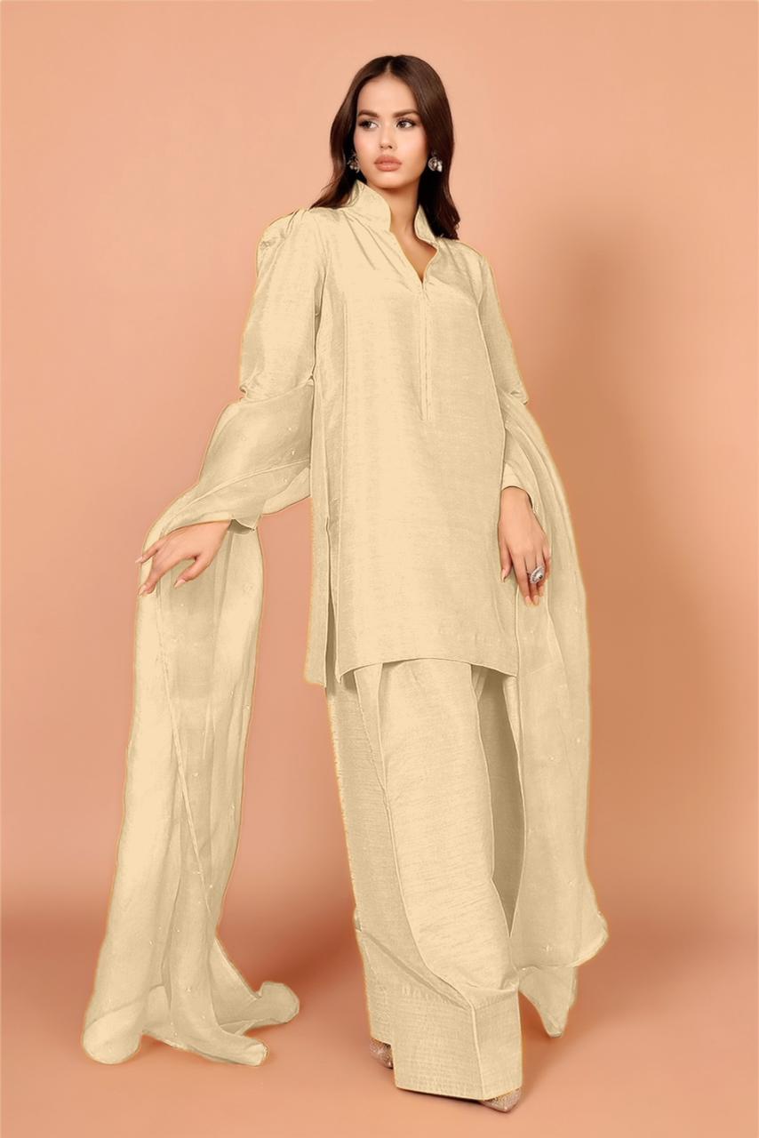 Designer Wear Exclusive Farsi Salwar Suit - Image 5