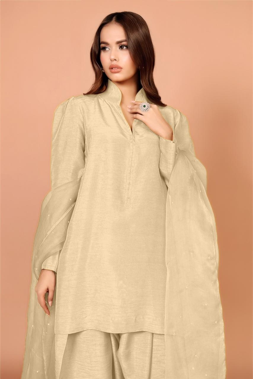 Designer Wear Exclusive Farsi Salwar Suit - Image 8