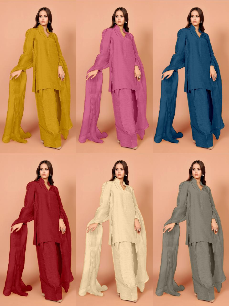Designer Wear Exclusive Farsi Salwar Suit - Image 12